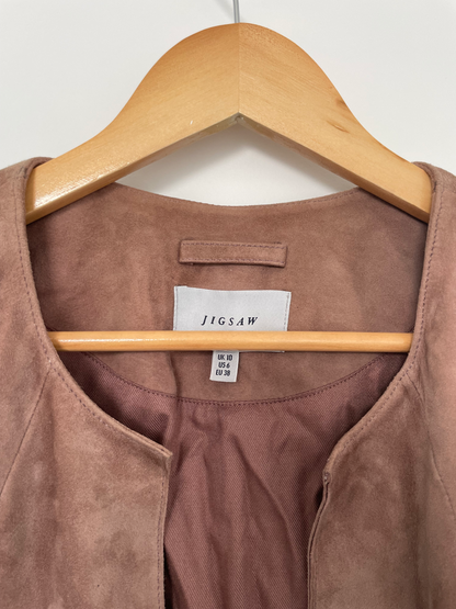 JIGSAW | Suede Jacket | Size 10