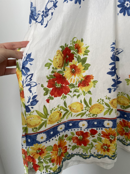 MNG COLLECTION | Mediterranean Floral Mini Dress | Size S