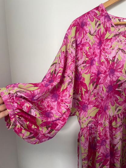 PAGANI | Pink Floral Dress | Size 12