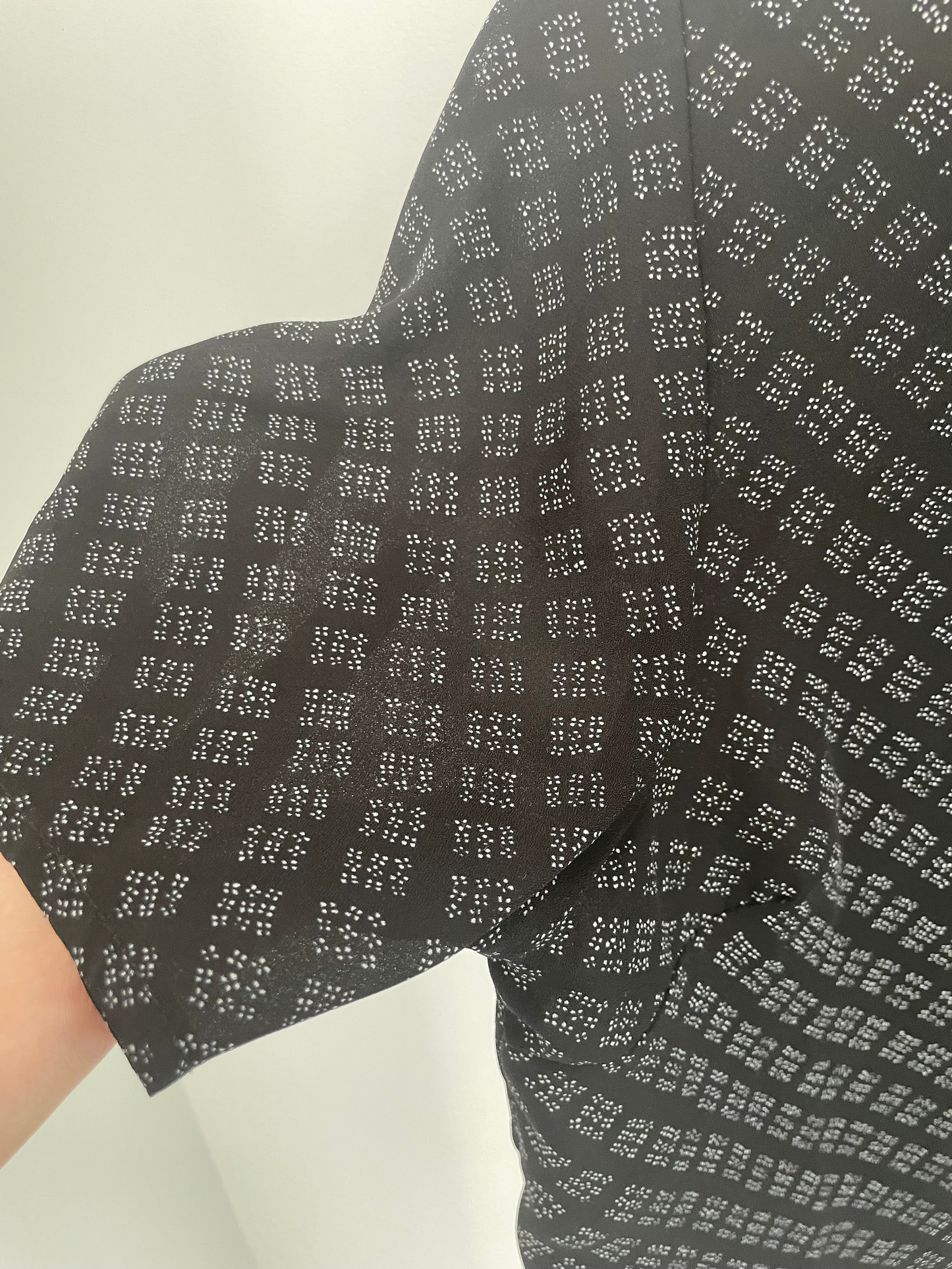 GLASSONS | Sheer Cropped Blouse | Size 10