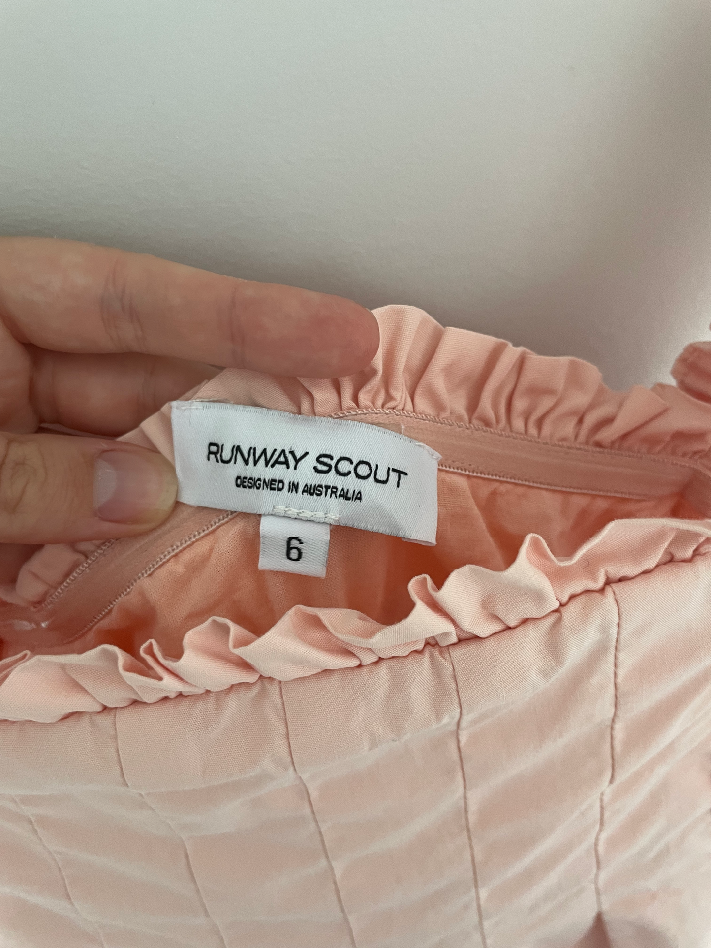 RUNWAY SCOUT | Pink Lila Mini Dress | Size 6