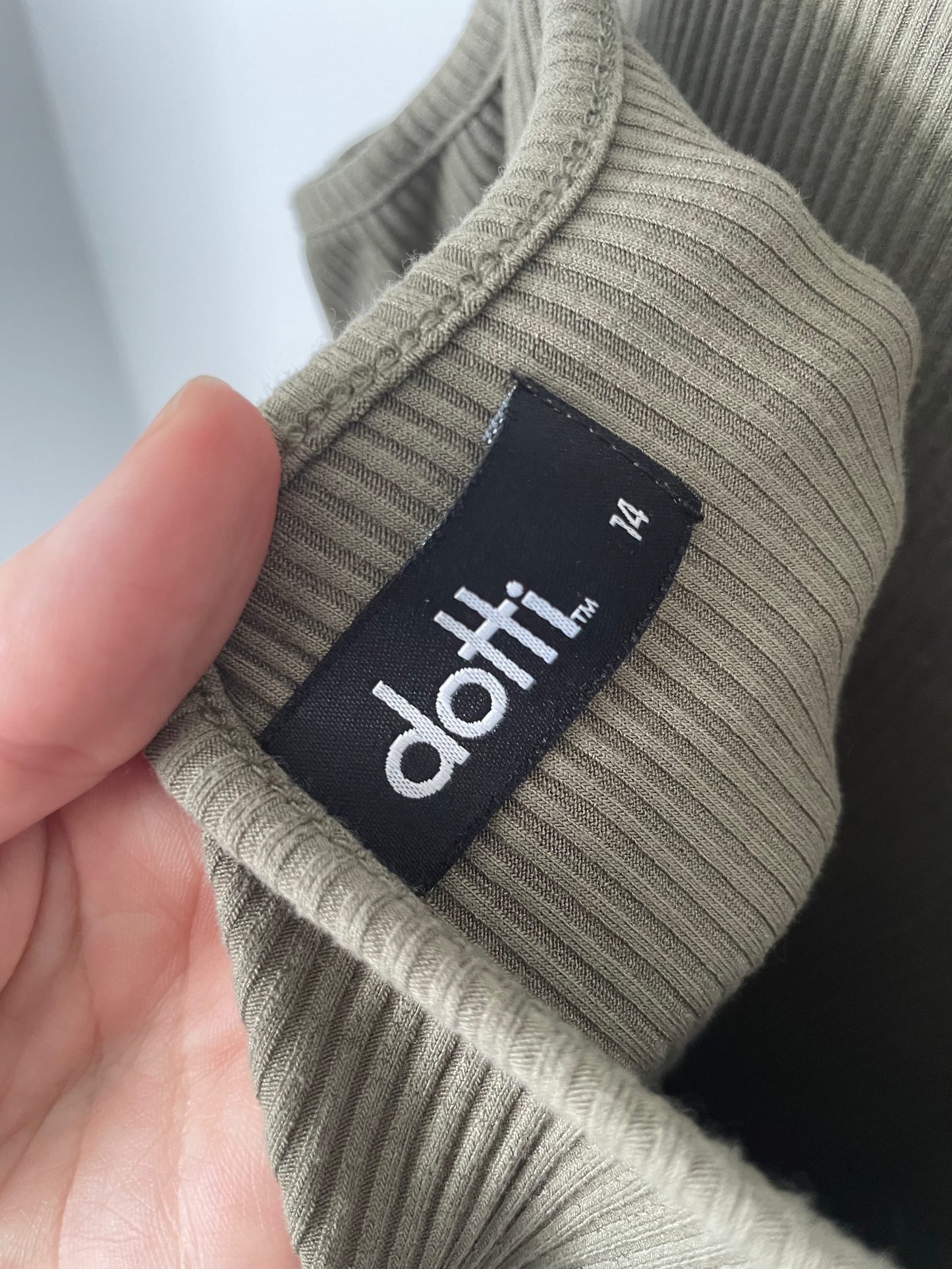 DOTTI | Green Stretchy Dress by Dotti | Size 14